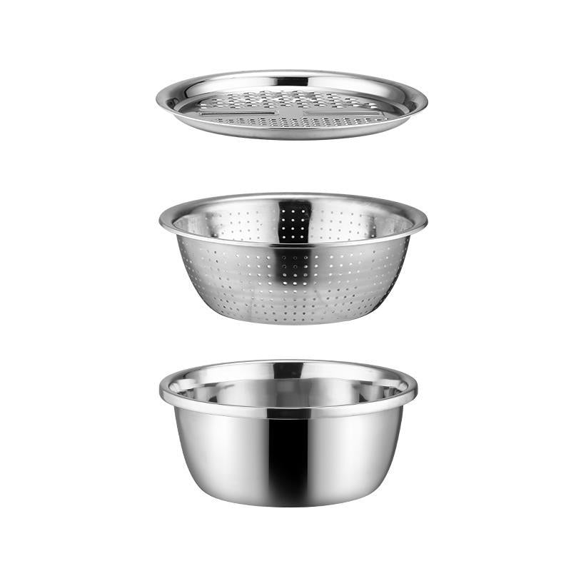Master Chop - 3-in-1 Stainless Steel Grater Tray