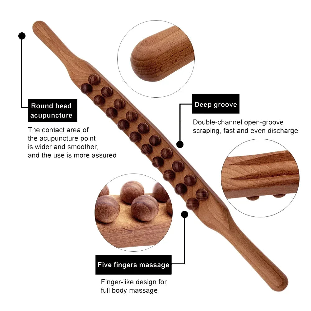 TheraWood - Gua Sha Massage Stick