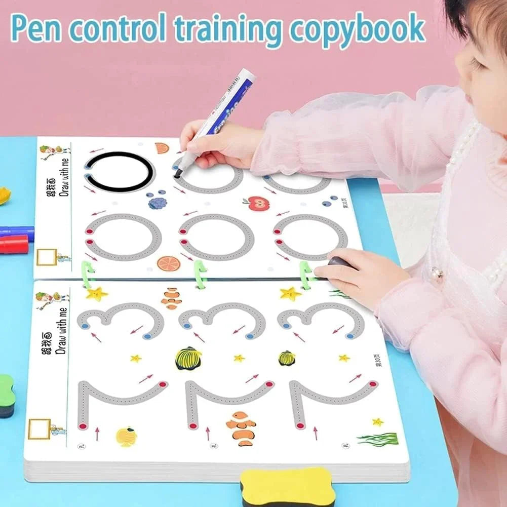 Magicbook - Reusable Kids Writing Practice Book