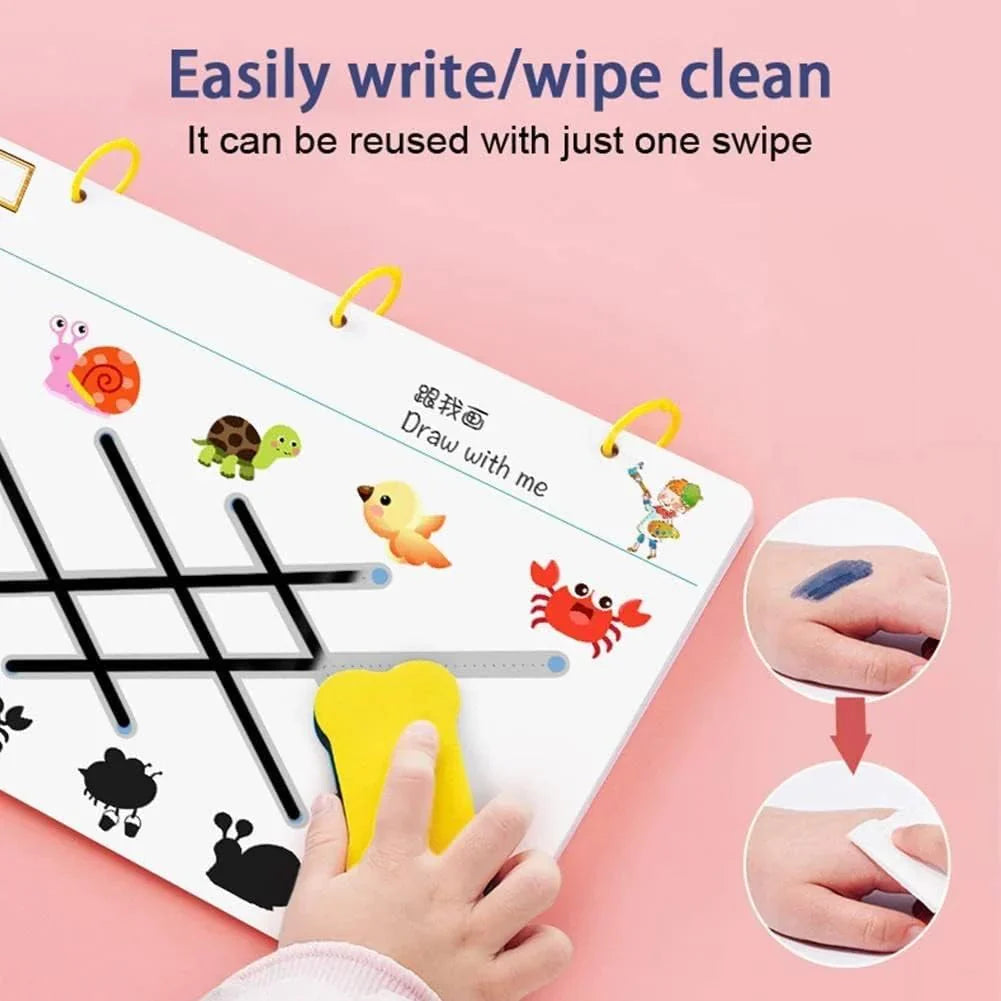 Magicbook - Reusable Kids Writing Practice Book