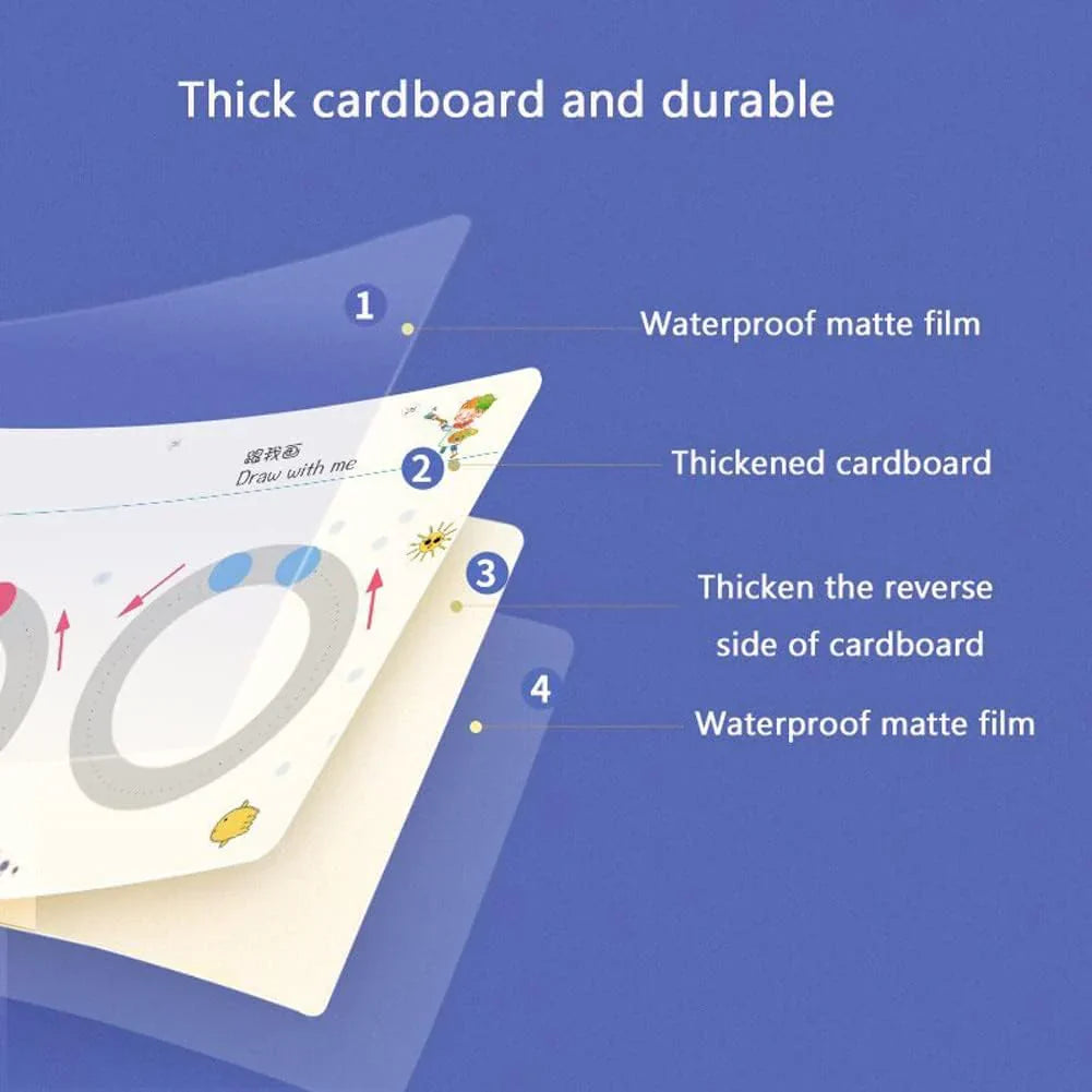 Magicbook - Reusable Kids Writing Practice Book