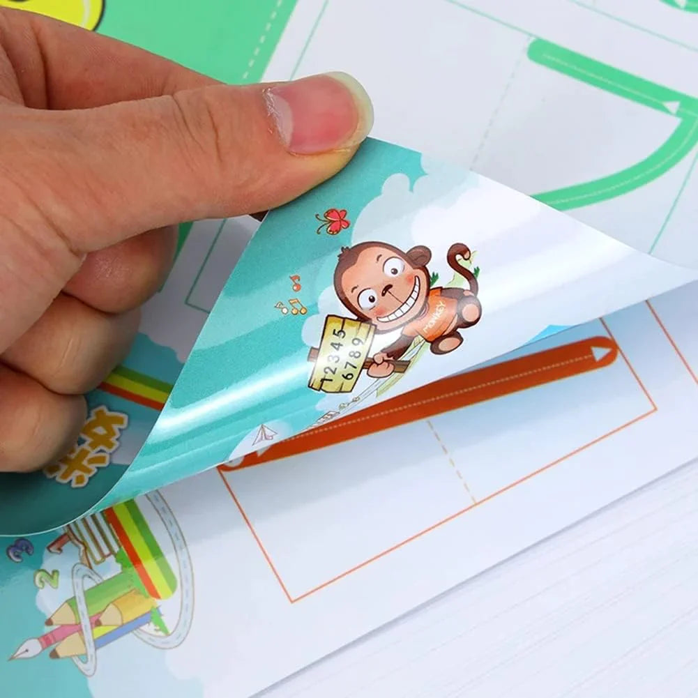 Magicbook - Reusable Kids Writing Practice Book