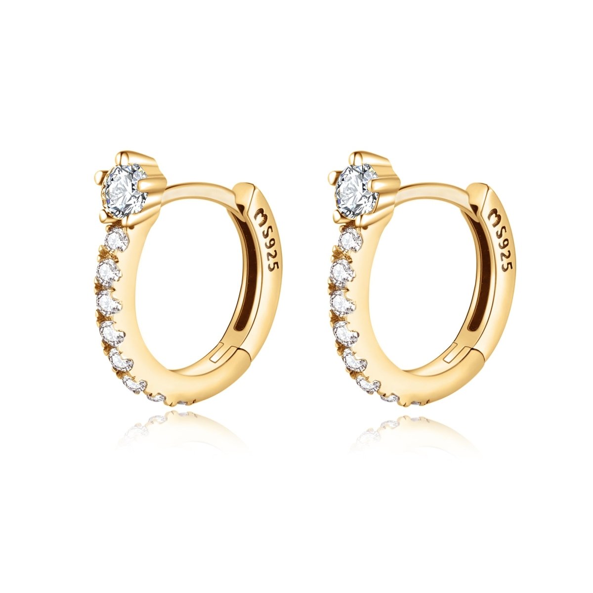 Livia - Sparkling Hoop Earrings for Women