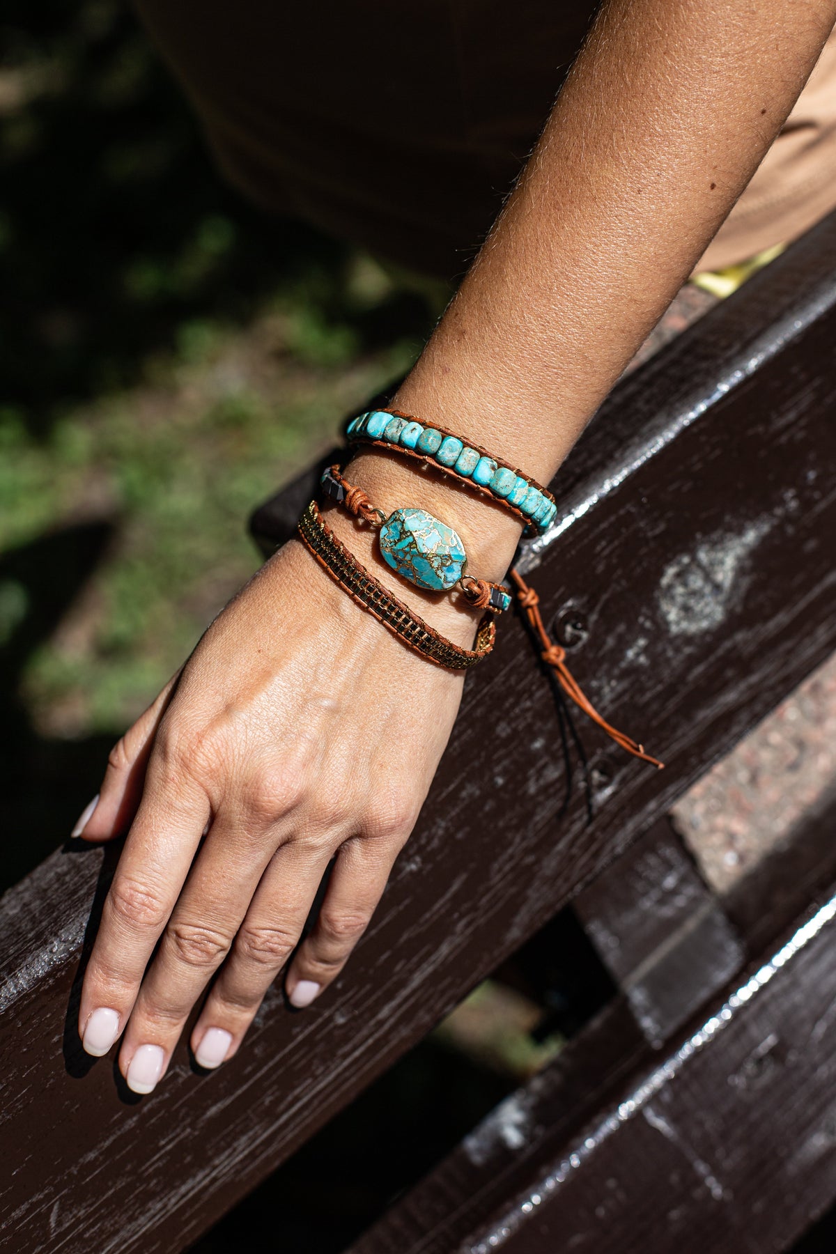 Elara - Turquoise Wrap Bracelet for Women