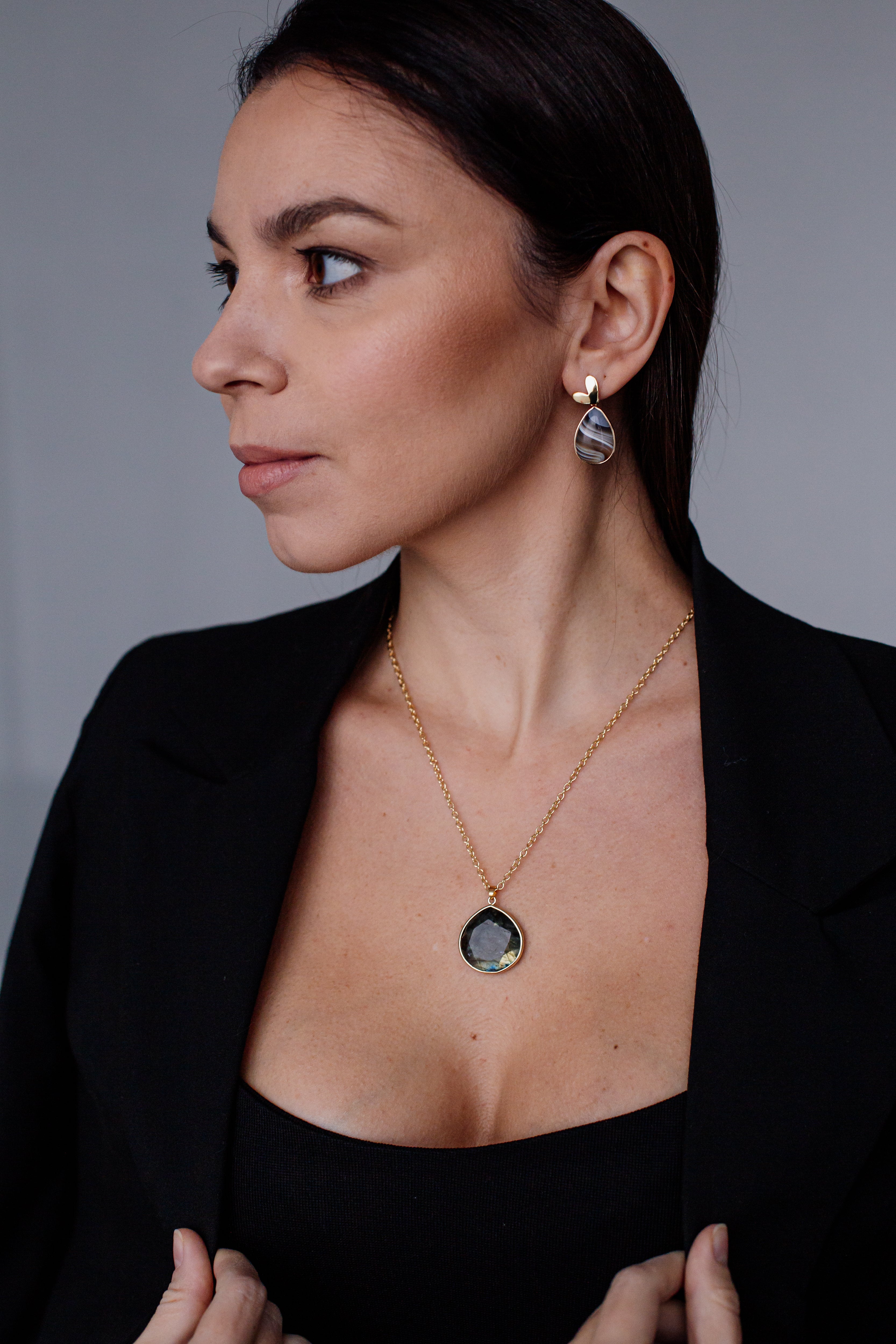 Labradorite Aura Necklace