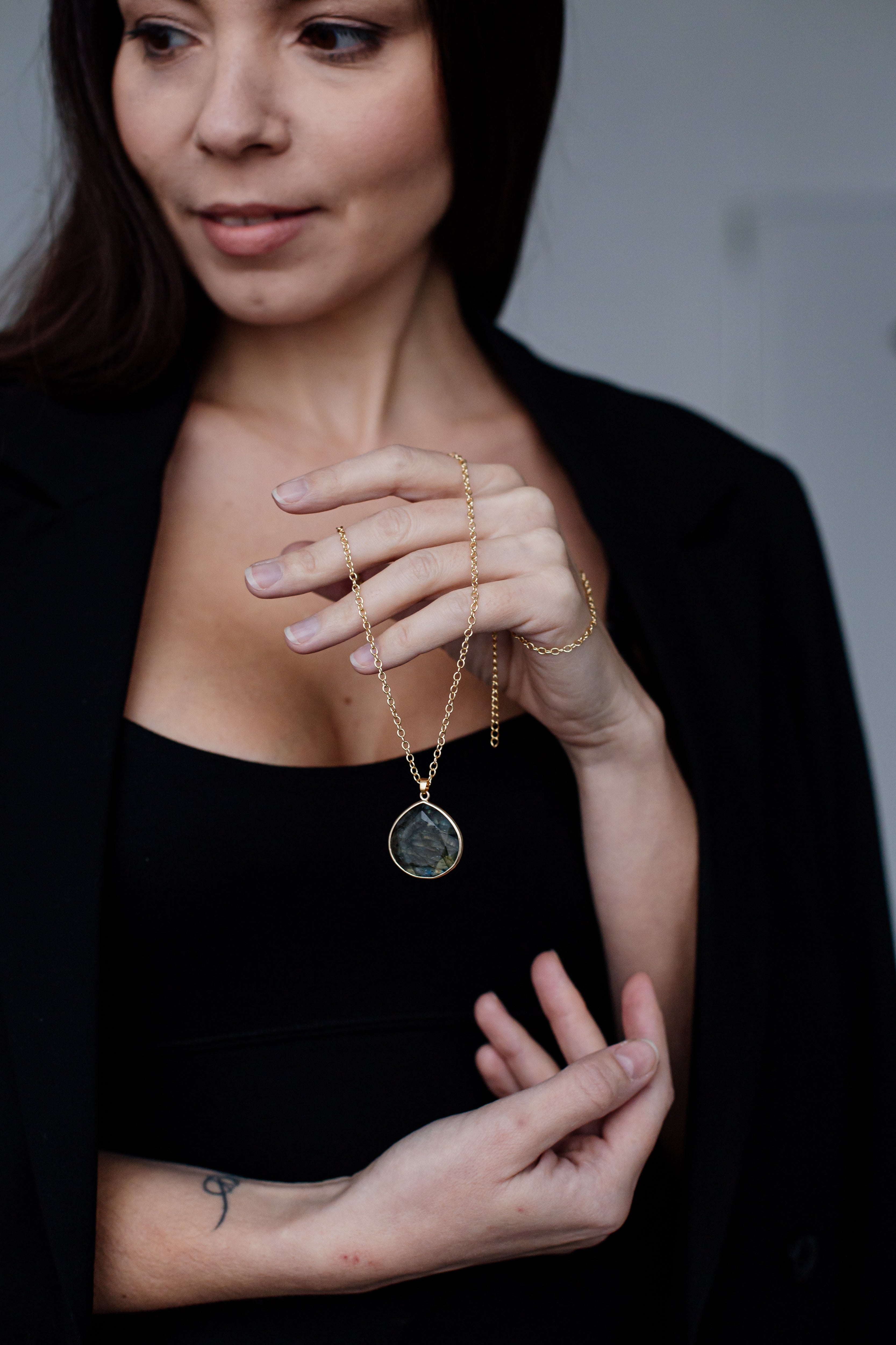 Labradorite Aura Necklace