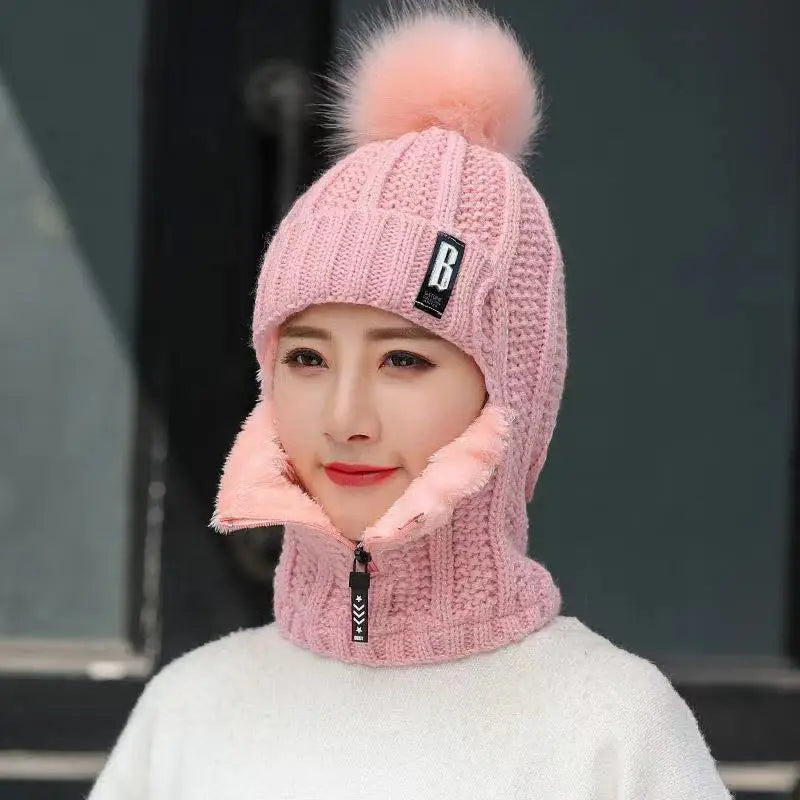 WinterPom - Cozy Pompom Winter Balaclava