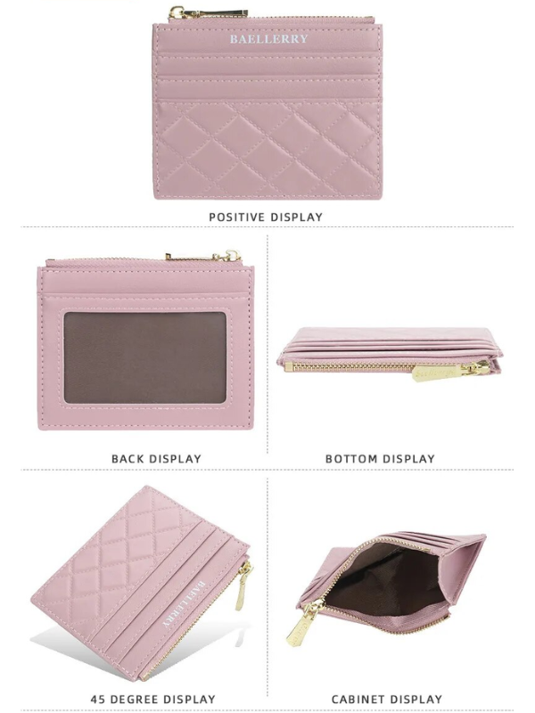 CardMate - Stylish Quilted Mini Card Holder
