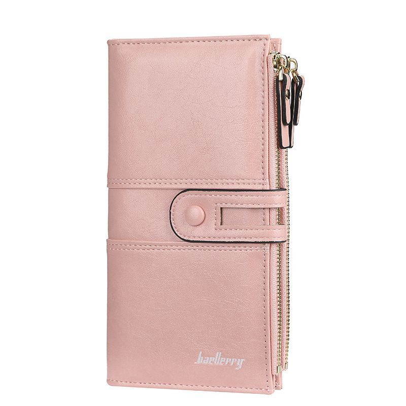 ClassicWallet - Double Zip PU Leather Wallet