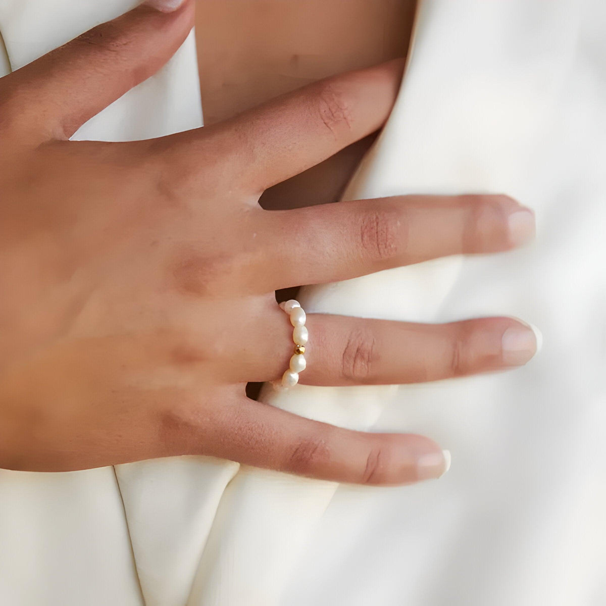 CelesteRing - Pearl Statement Ring
