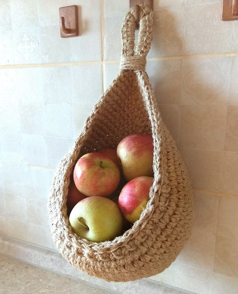EcoWeave Hanging Storage Basket