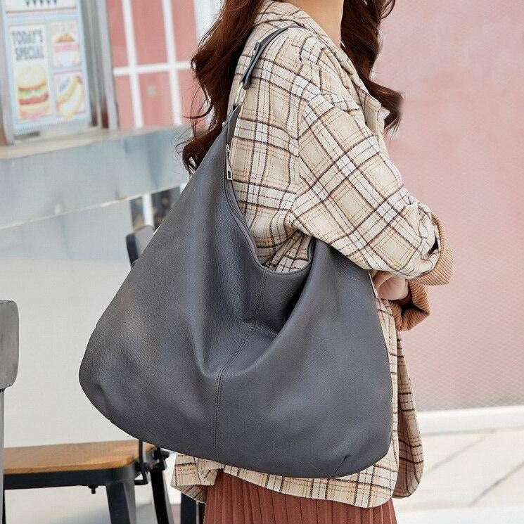 LeatherEase Bag - Soft Leather Everyday Shoulder Bag