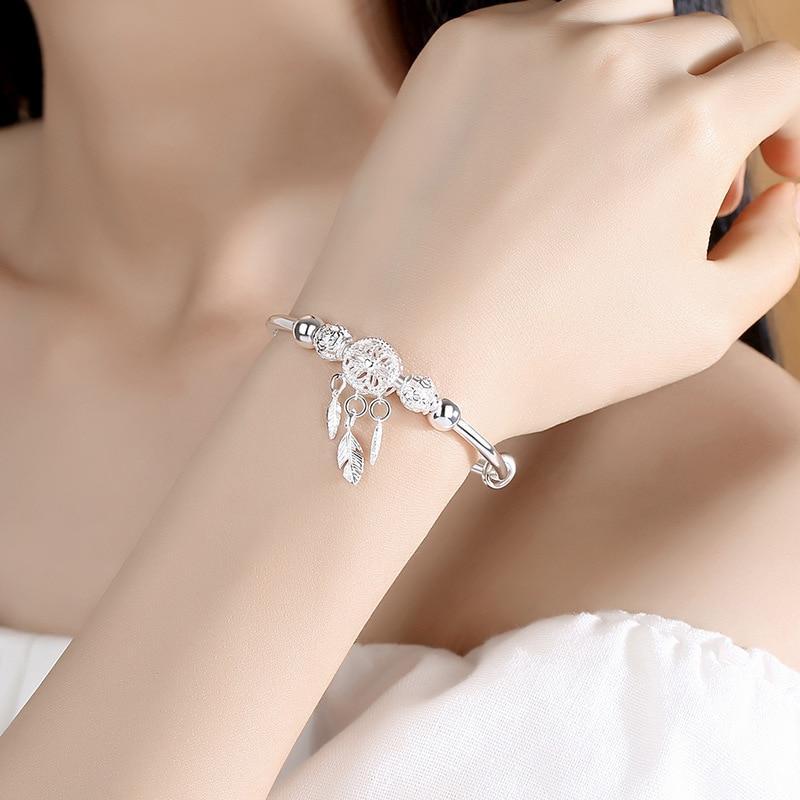Lisa - Adjustable 925 Silver Dreamcatcher Bracelet for Women