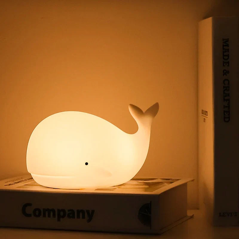 GlowWhale Whale Night Light with Colour Effects