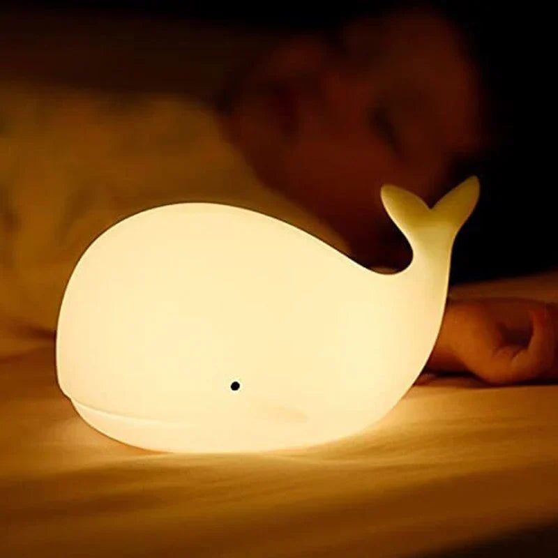 GlowWhale Whale Night Light with Colour Effects