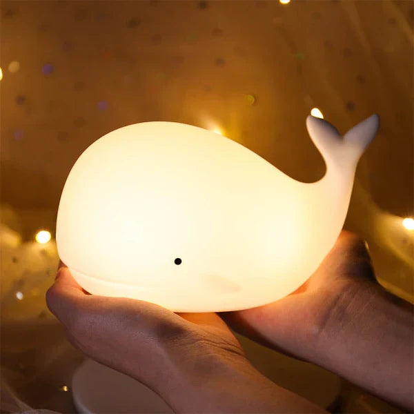 GlowWhale Whale Night Light with Colour Effects