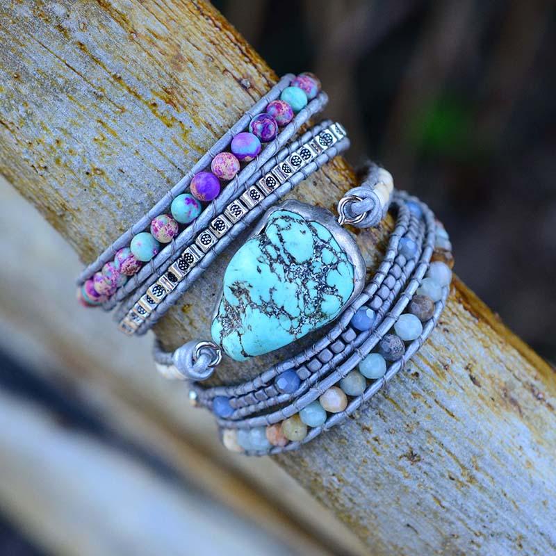 Selina - Turquoise Wrap Bracelet for Women