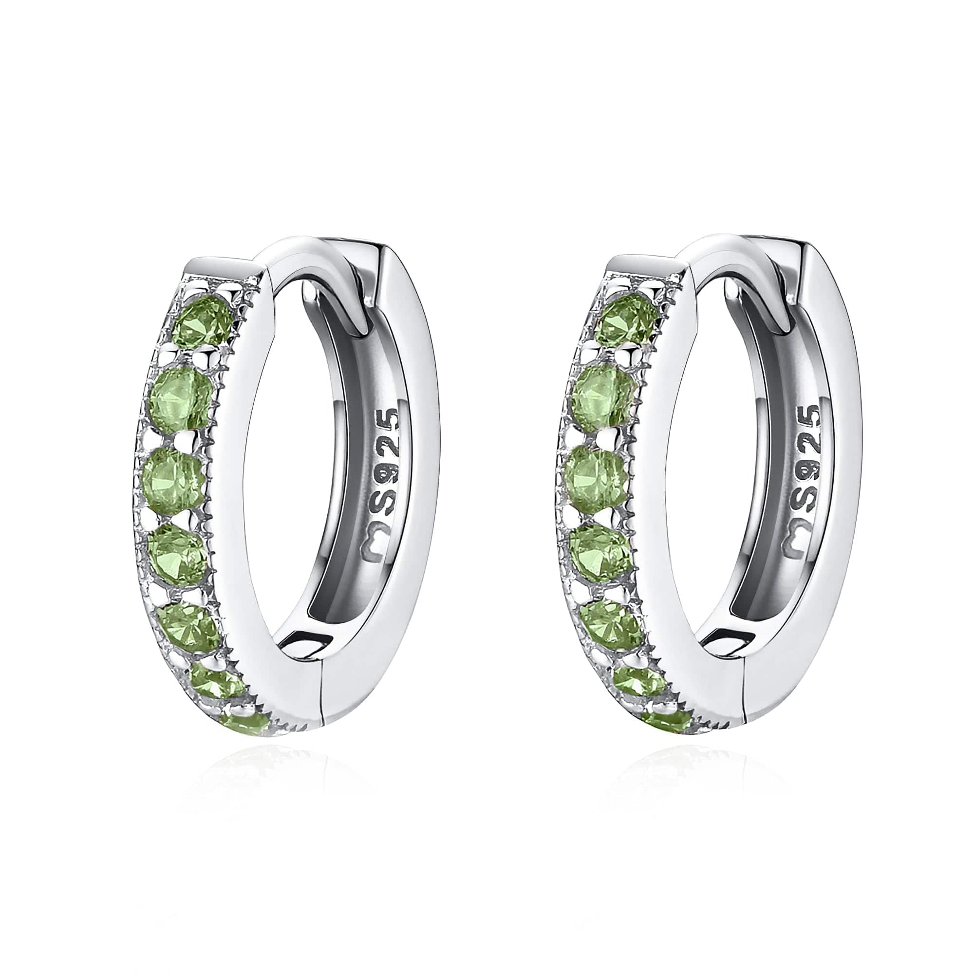 Amaranta - Sparkling Zirconia Hoop Earrings for Women
