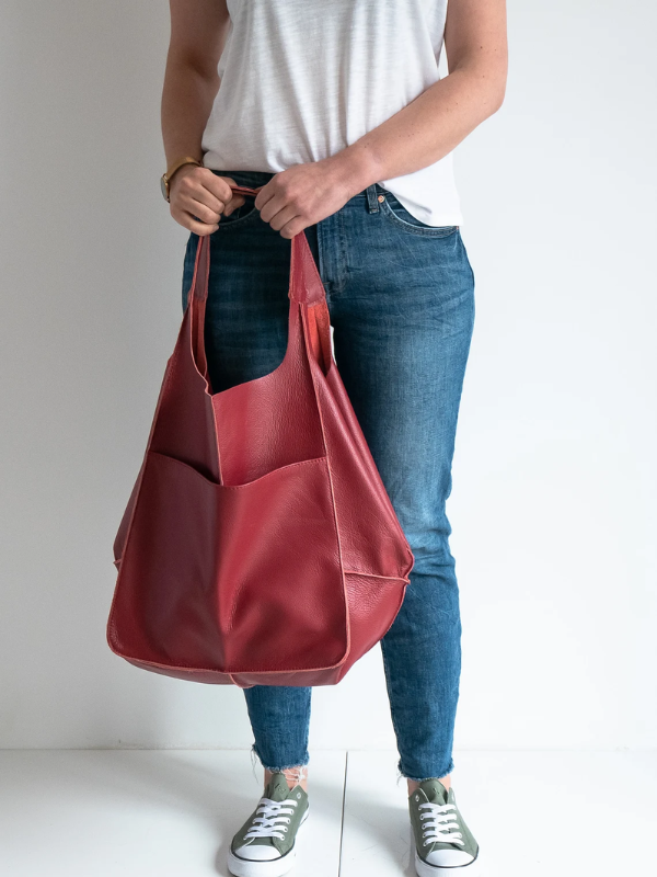 Maxine Tote - PU Leather Beach Bag