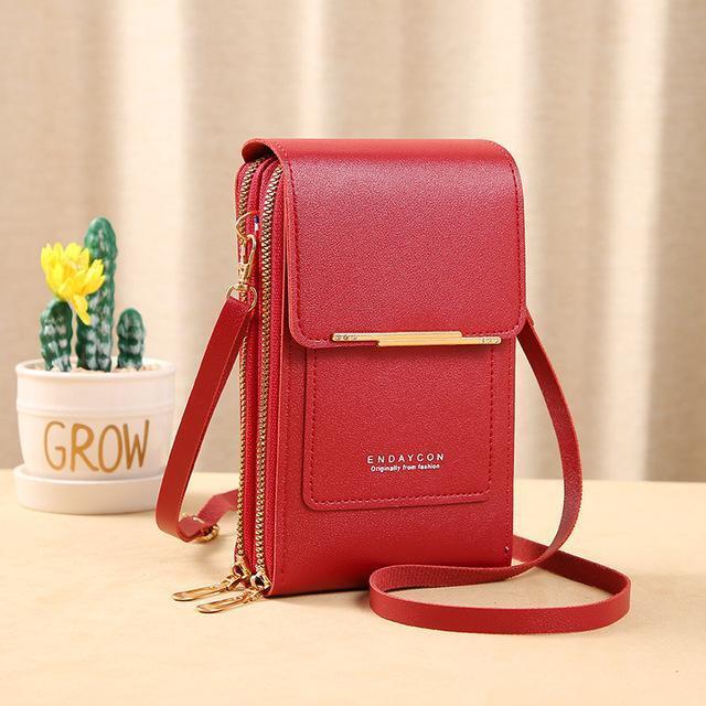 Sonia Wallet - Leather Phone Case with Crossbody Strap