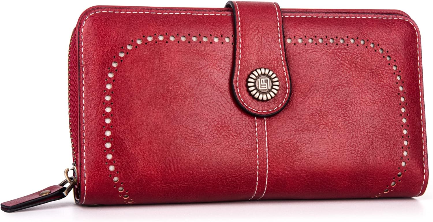 LeatherMax - RFID Leather Wallet with Wrist Strap
