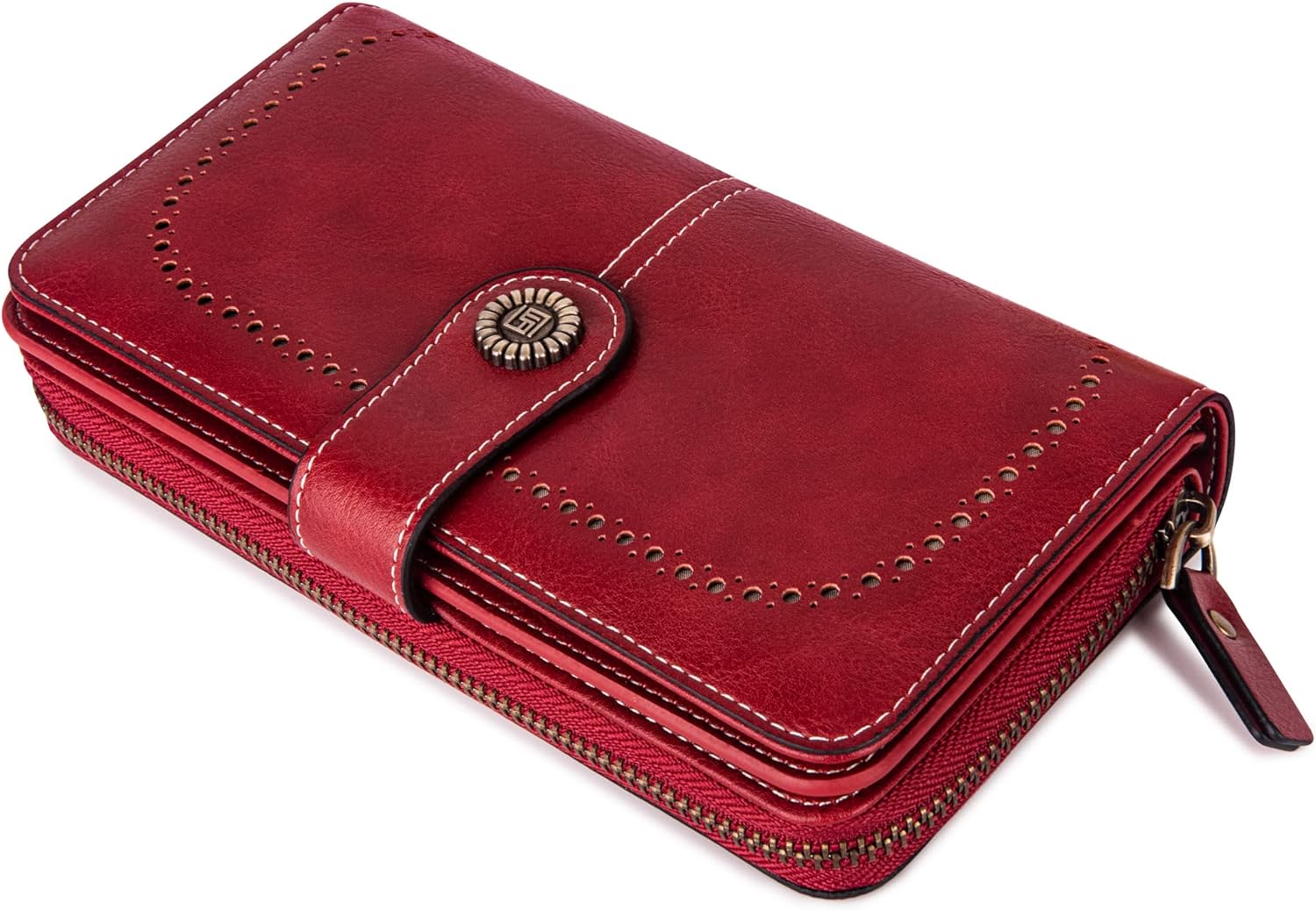 LeatherMax - RFID Leather Wallet with Wrist Strap