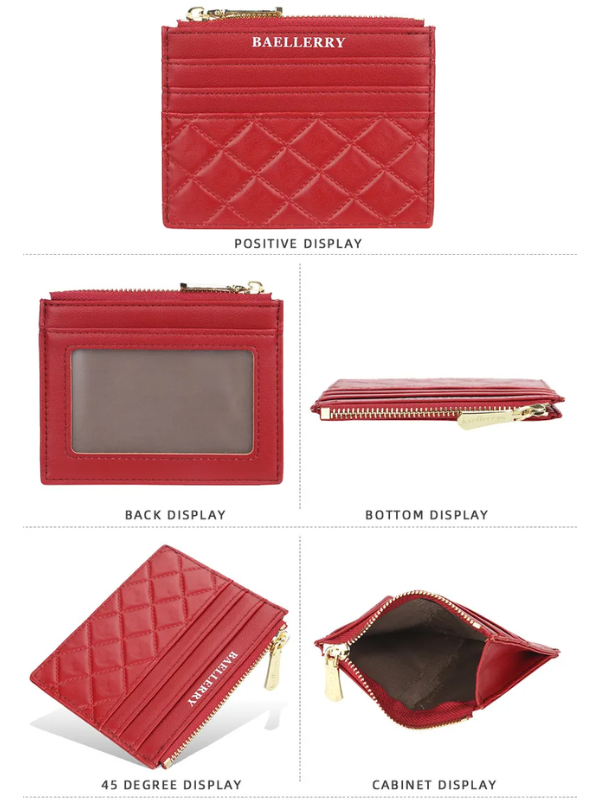 CardMate - Stylish Quilted Mini Card Holder