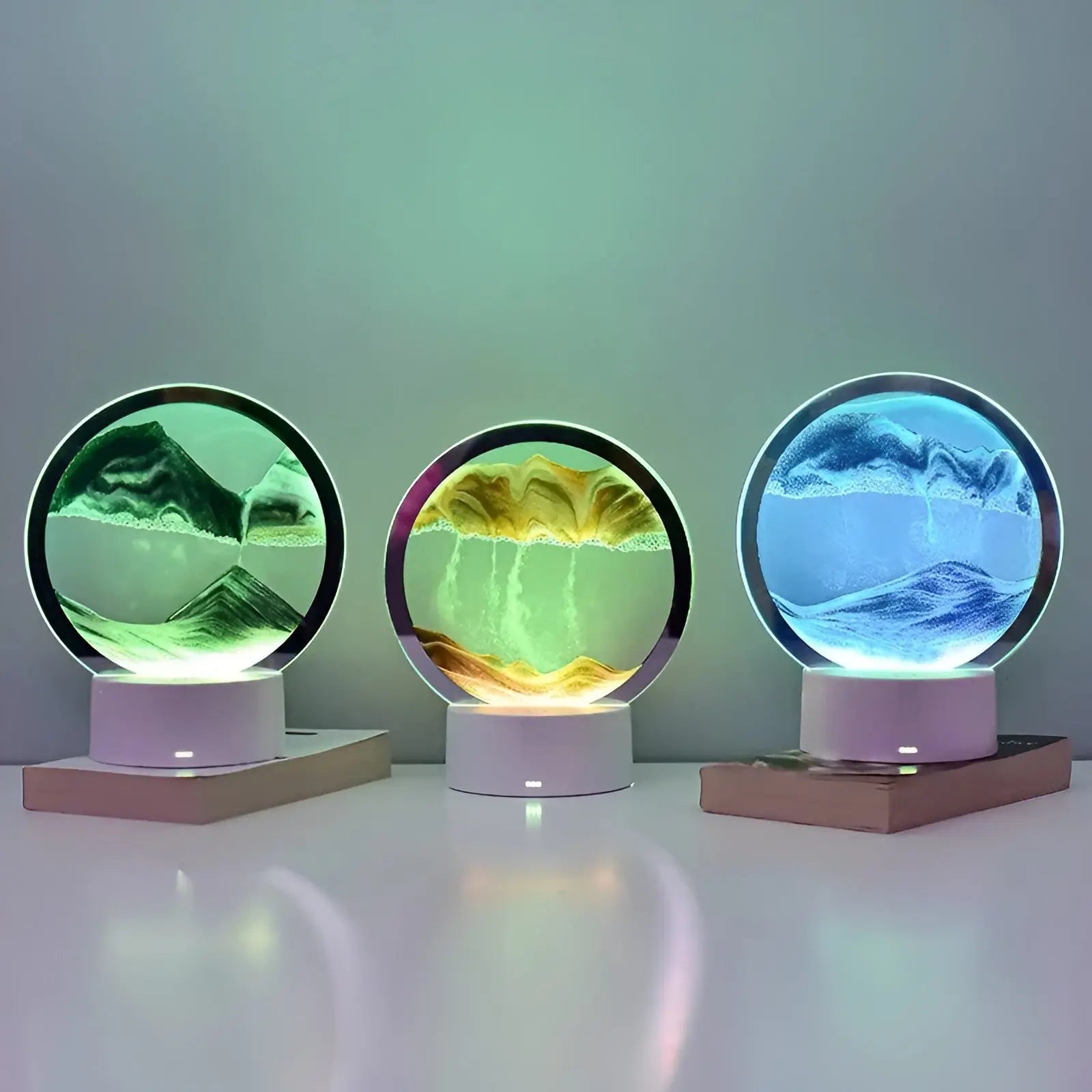 Quicksand Animation Art Lamp - Moving Sand Mood Light