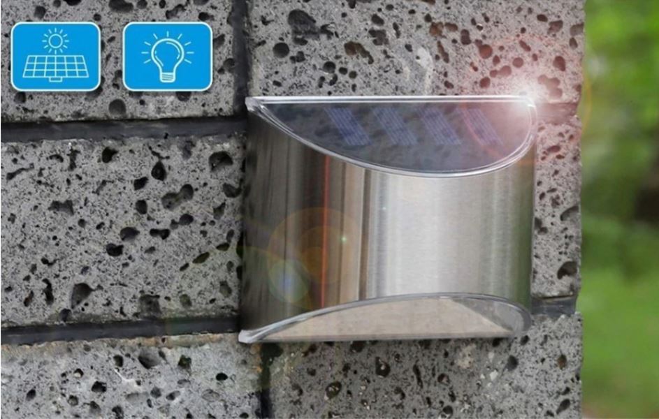 Wireless LED Solar Wall Lamps Deluxe