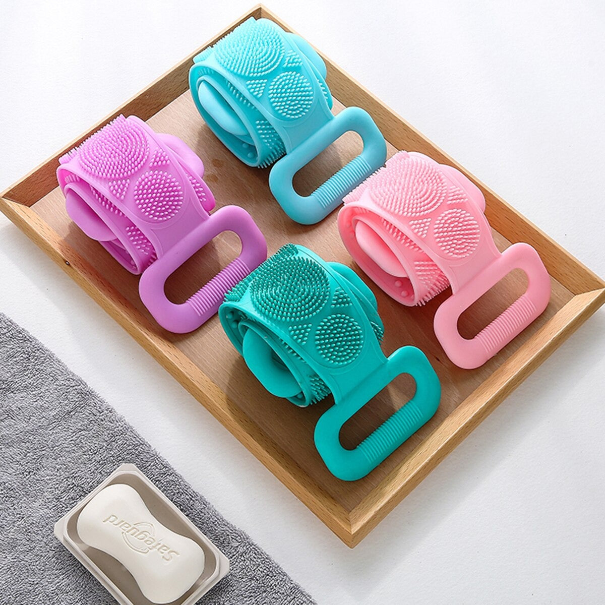 Body Massage Brush - Exfoliating Shower Scrub