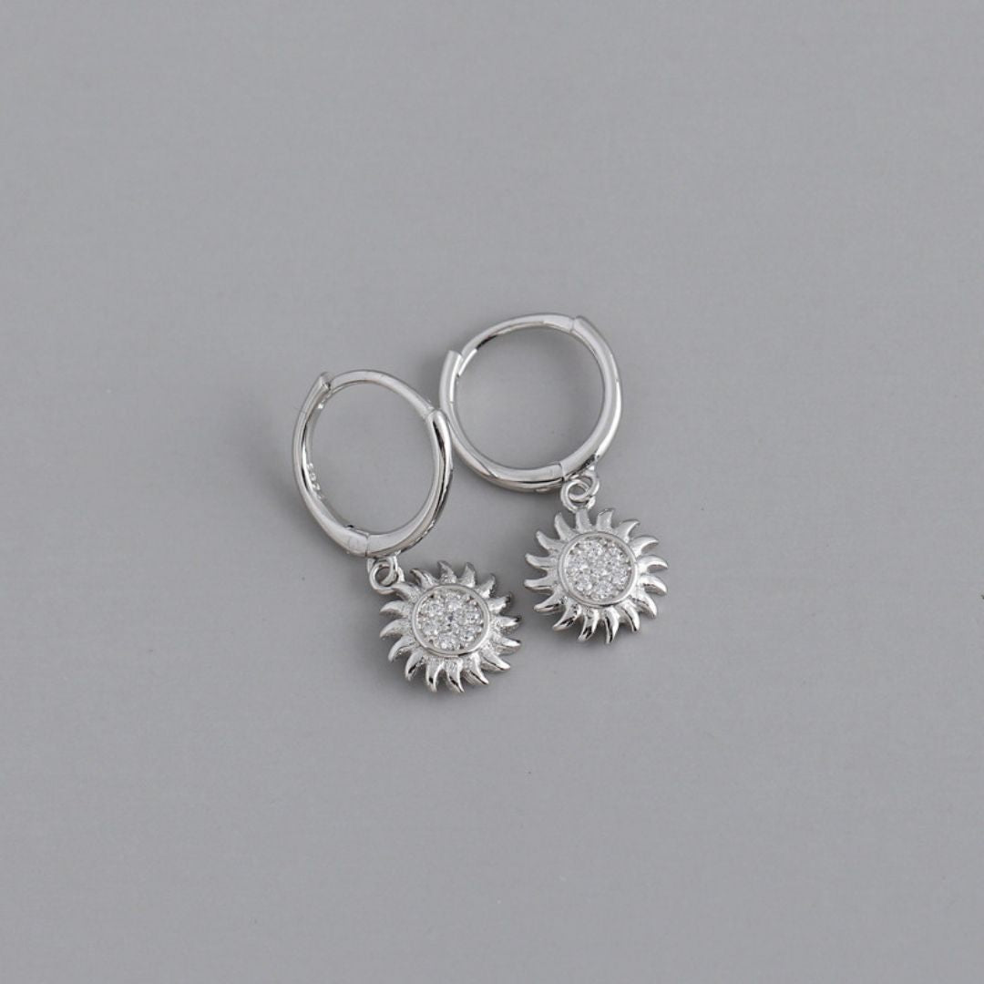 Elara - Elegant Sun Earrings for Women