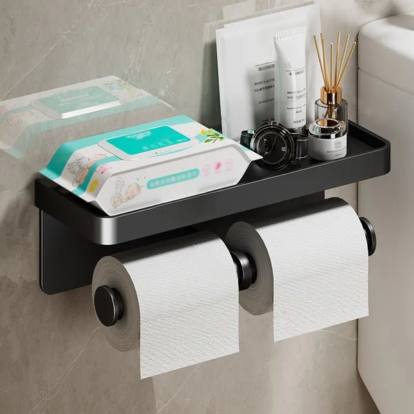 LuxeHold - Multifunctional Toilet Roll Holder