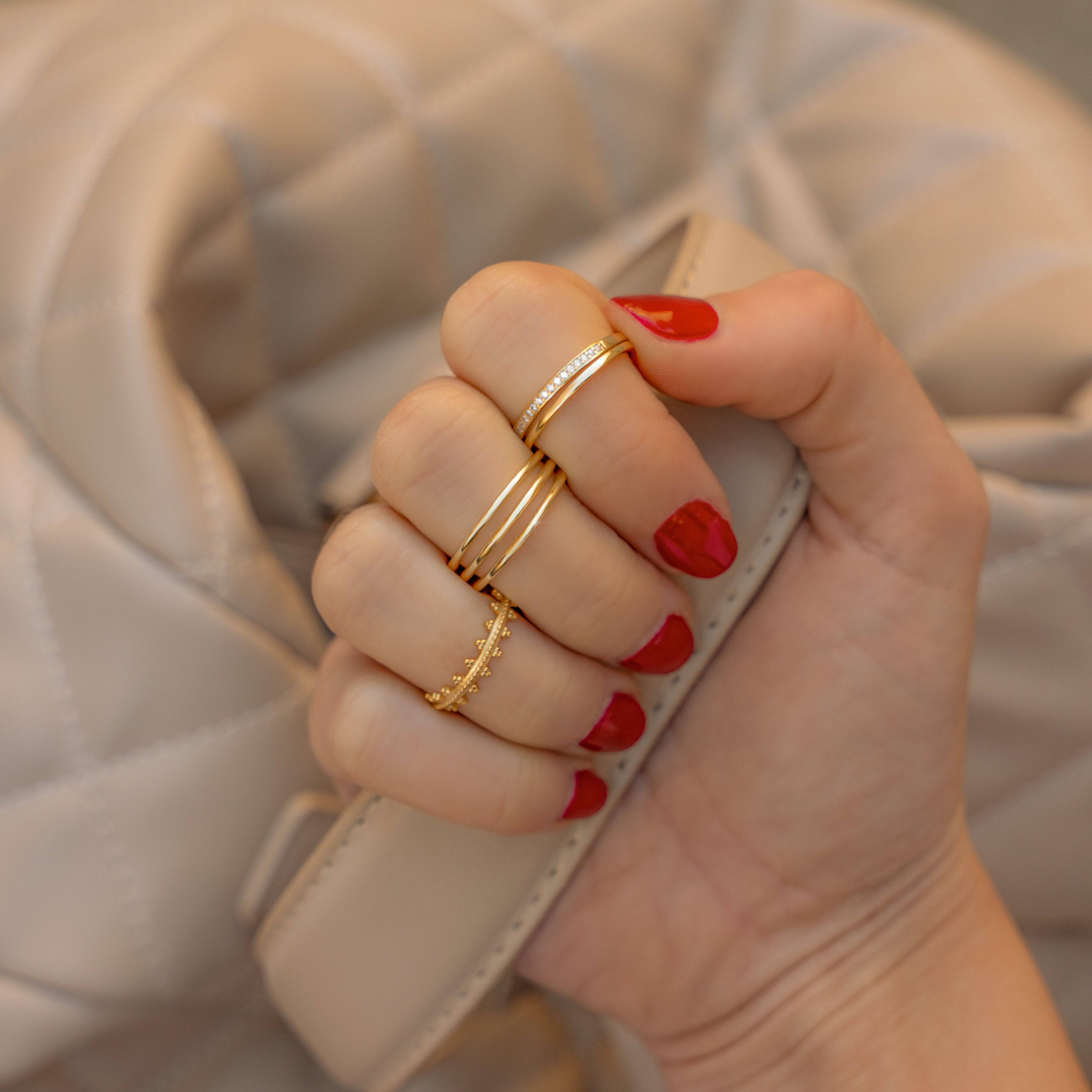Sienna - Double Zirconia Ring for Women
