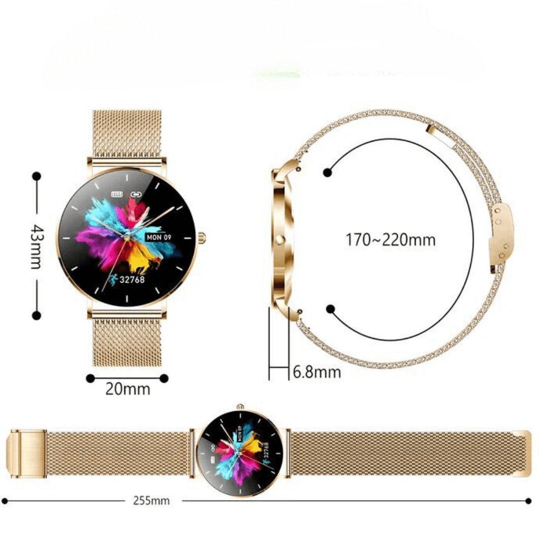 SlimGrace Elite - Ultra-Thin Smartwatch and Personal Health Coach