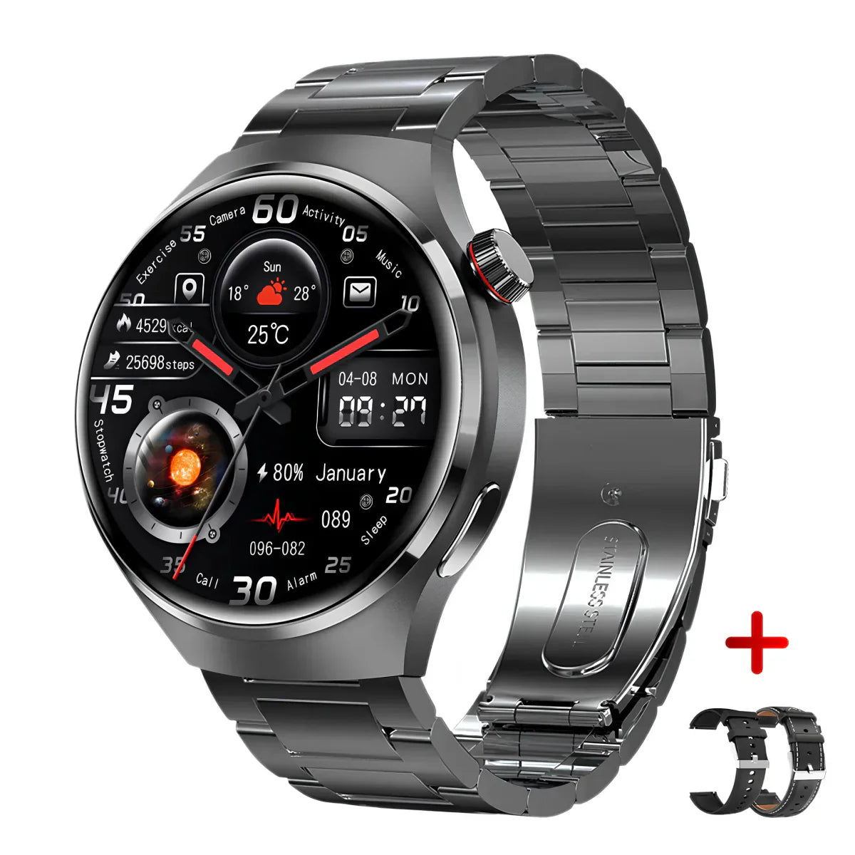EleganceFit Smartwatch - Luxury Smartwatch with Advanced Health Features