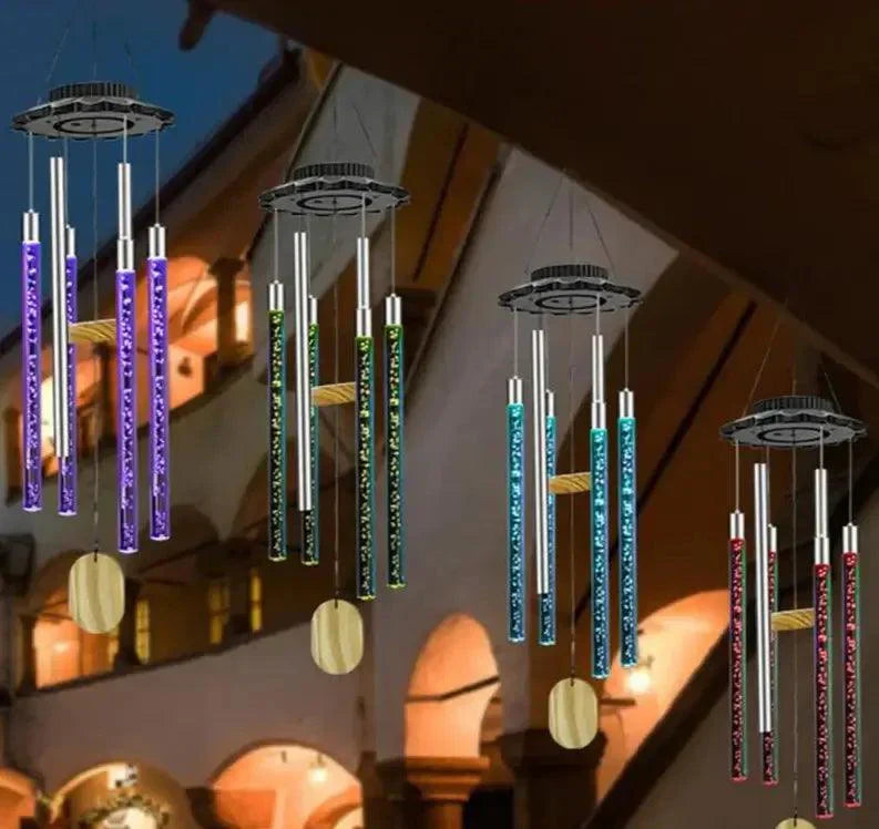 Harmony - Solar Garden Wind Chime with Light