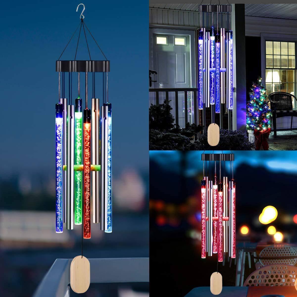 Harmony - Solar Garden Wind Chime with Light