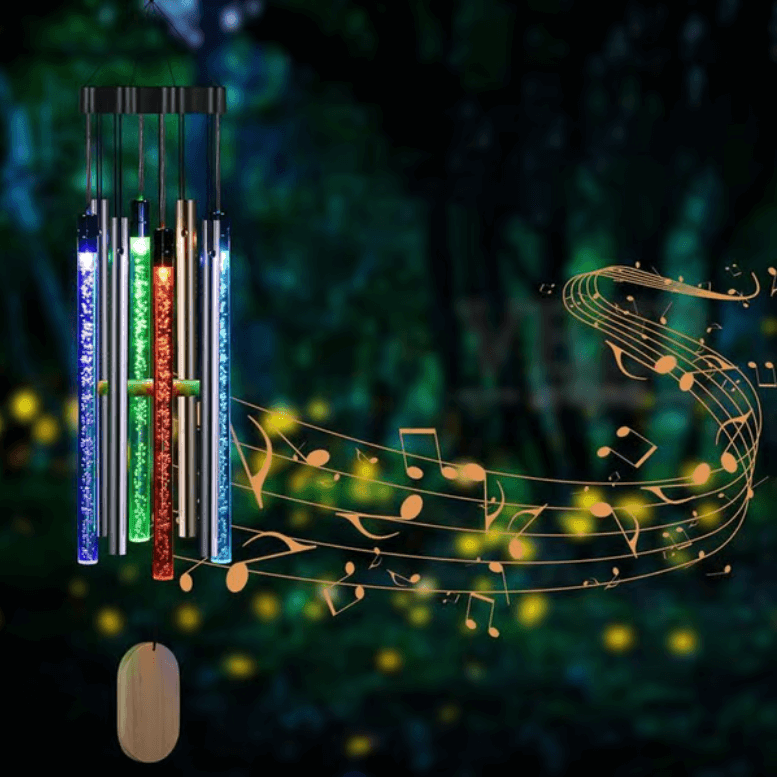 Harmony - Solar Garden Wind Chime with Light