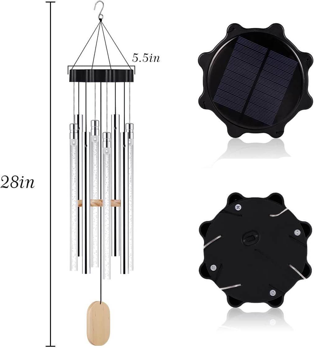 Harmony - Solar Garden Wind Chime with Light