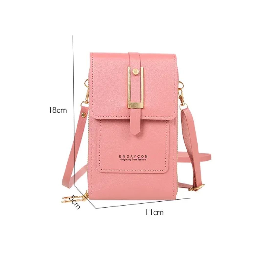 Sonia Wallet - Leather Phone Case with Crossbody Strap