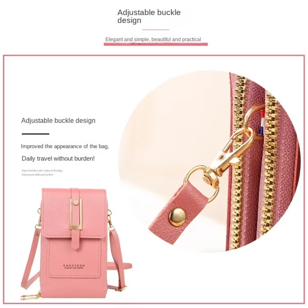 Sonia Wallet - Leather Phone Case with Crossbody Strap