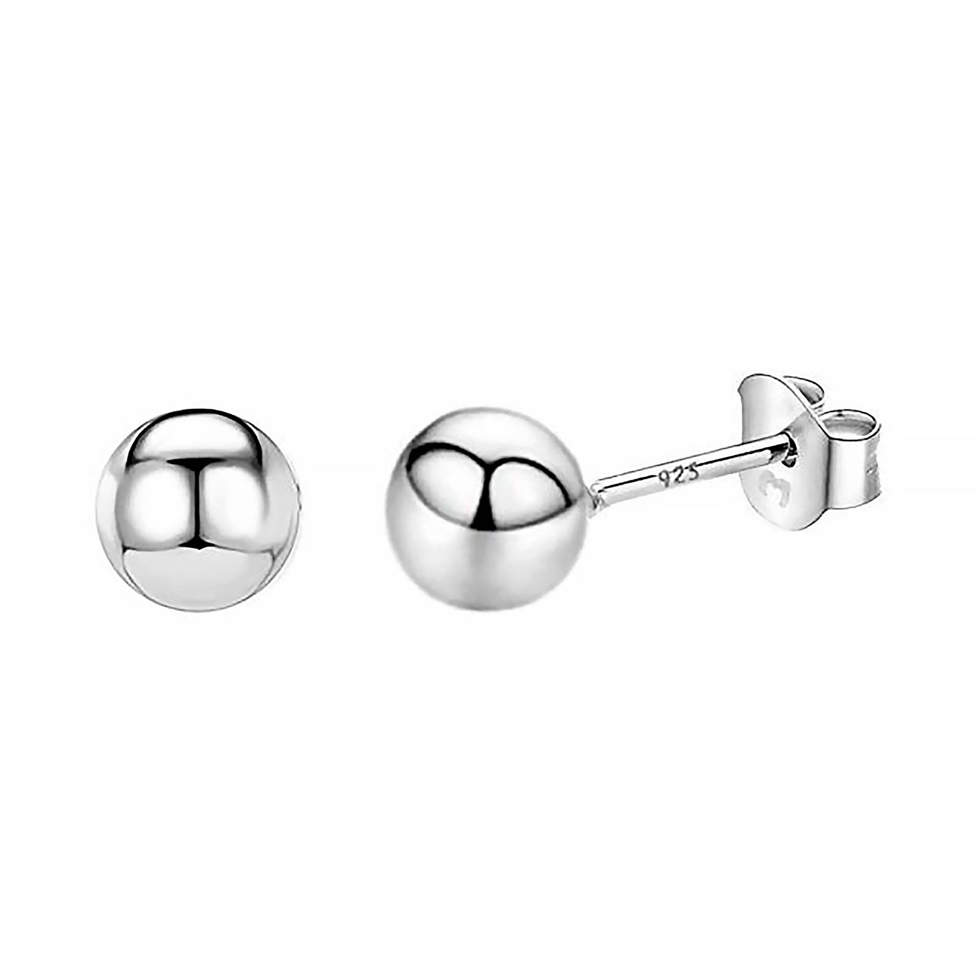Lunara - Minimalist Silver Stud Earrings