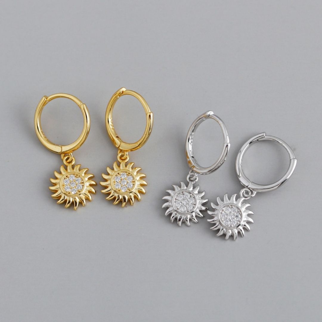 Elara - Elegant Sun Earrings for Women