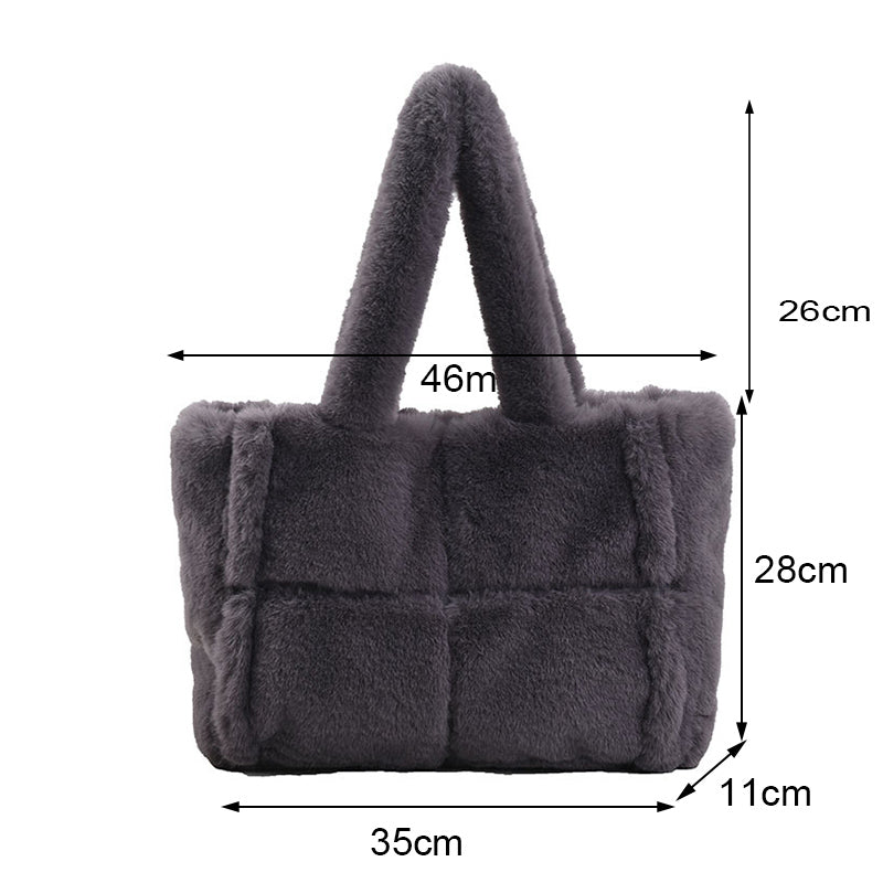 Pipa - Plush Winter Shoulder Bag