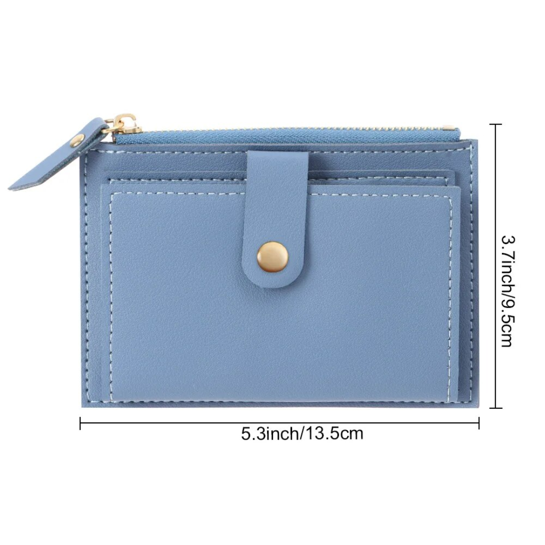 VelvetCoin Wallet - Compact Leather Coin Wallet for Women