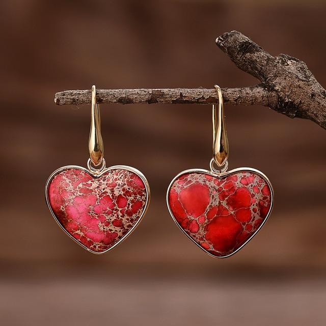 Ruby Essence Sienna Jasper Earrings