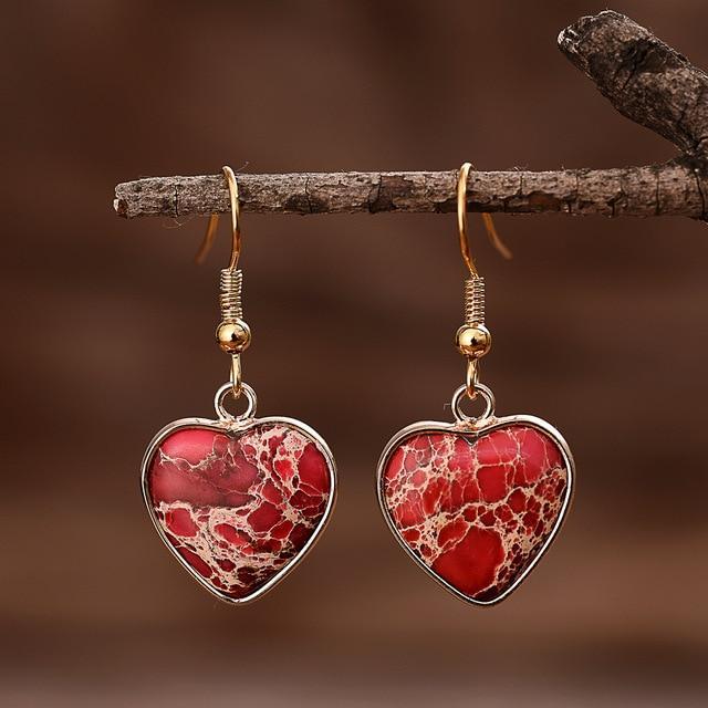 Ruby Essence Sienna Jasper Earrings