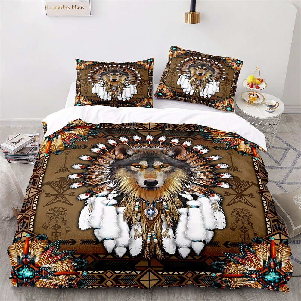 Kids Wolf Duvet Cover - Soft & Cosy