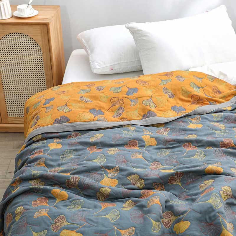 Luxury Leaf Duvet - Premium Cotton