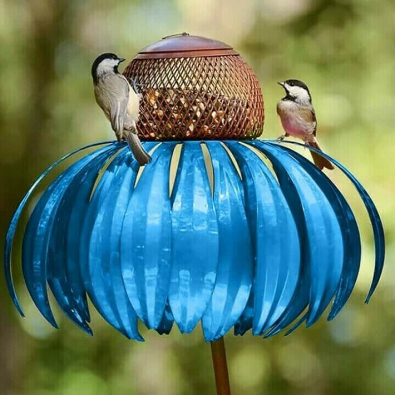FloraFeeder Bird Feeder - Flower-Shaped Garden Decoration for Wild Birds
